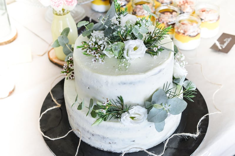 Edible Blooms Cake